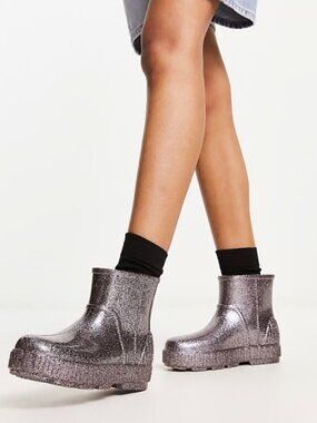 UGG Kids Drizlita Glitter Rain Boots sz 6 New without box